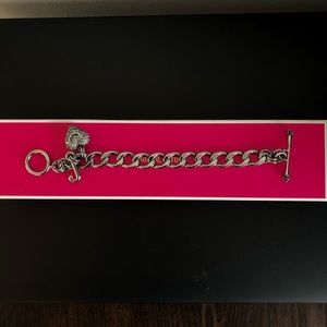 Juicy Couture J and Heart Charm Bracelet